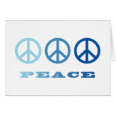 Peace 3 Symbols (Blue) (Front Horizontal)