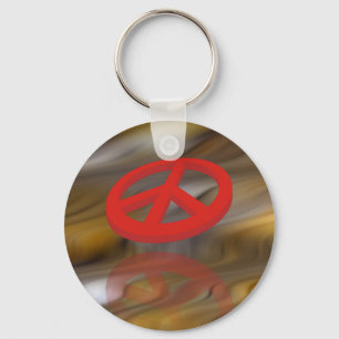 Peace 3D / reflexion Keychain