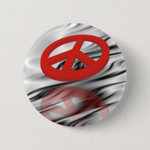 Peace 3D / reflexion Pinback Button