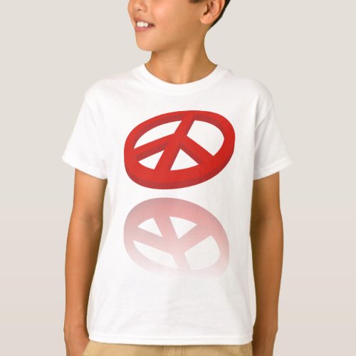 Peace 3D  reflexion T_Shirt
