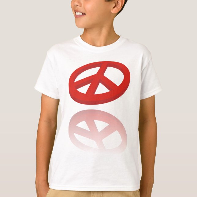 Peace 3D / reflexion T-Shirt (Front)