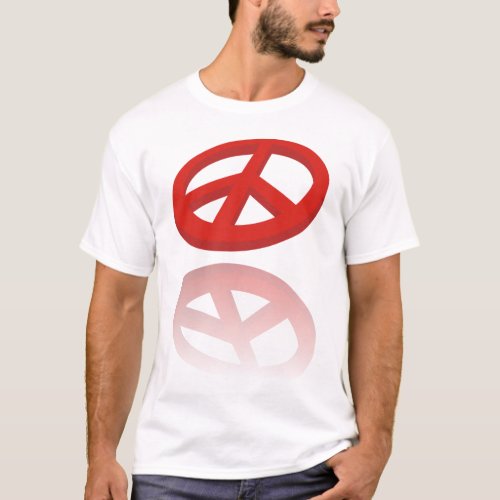 Peace 3D  reflexion T_Shirt