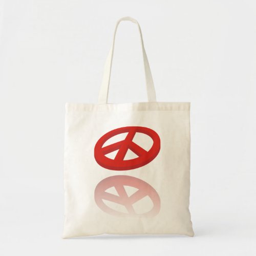 Peace 3D  reflexion Tote Bag