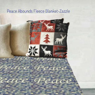 Peace Abounds Fleece Blanket