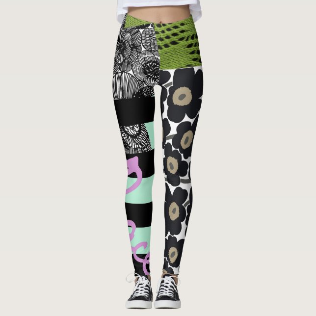 PEACE Abstract Leggings (Front)