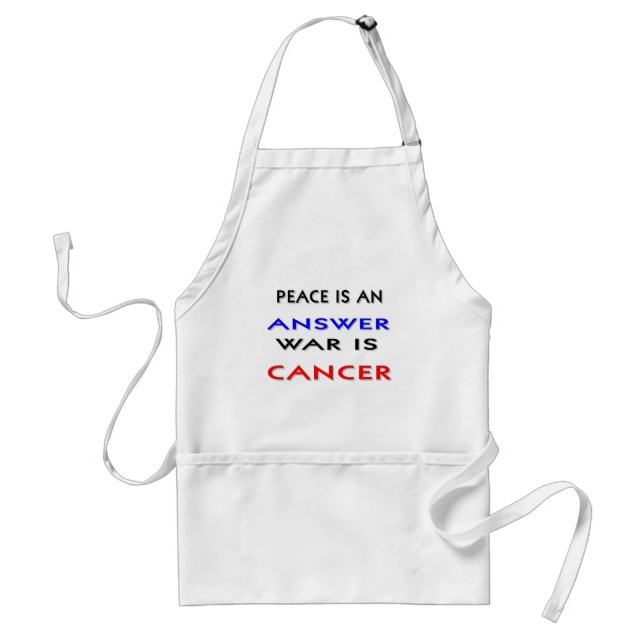 Peace Adult Apron (Front)
