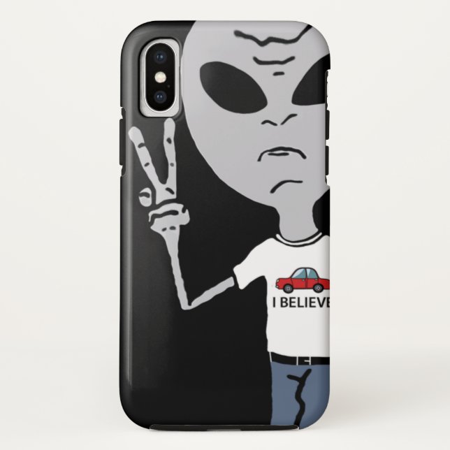 Peace Alien Case-Mate iPhone Case (Back)