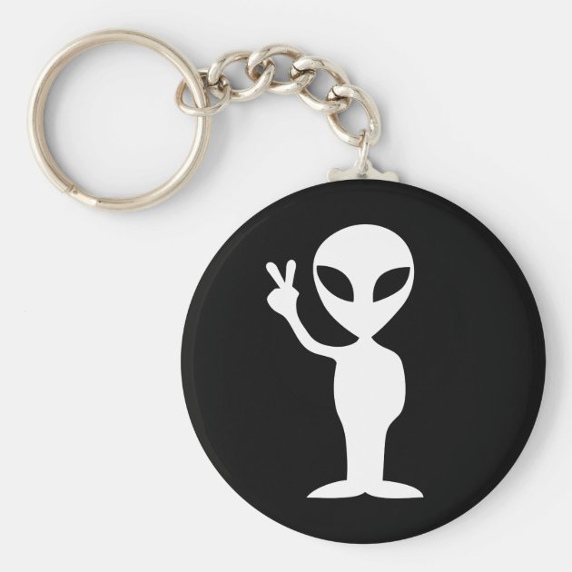 alien keychain