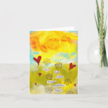 Peace Among Tears Blank Pet Sympathy Card