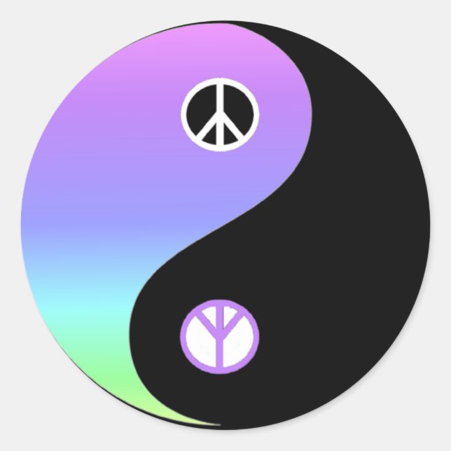 Peace and Balance sticker (Front)