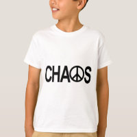 peace and chaos t shirt