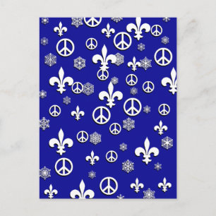Peace and Flower of Lis Christmas Cards