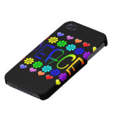 Peace and Flowers iPhone Case (Bottom)