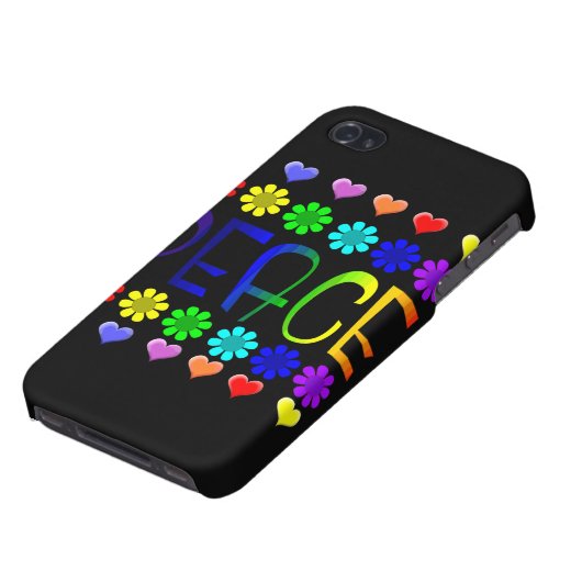 Peace and Flowers iPhone Case (Bottom)