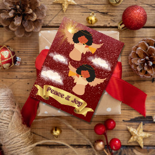 Peace And Joy A Soulful Christmas Greeting Holiday Postcard