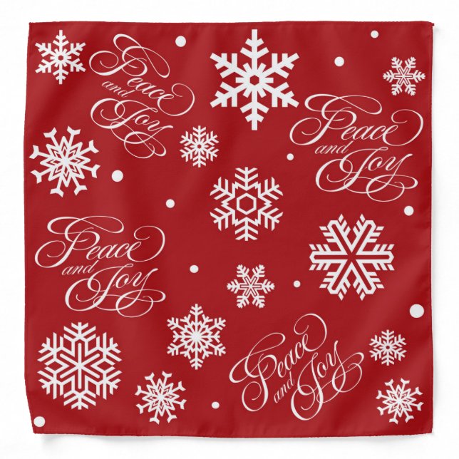 Peace and joy bandana (Front)