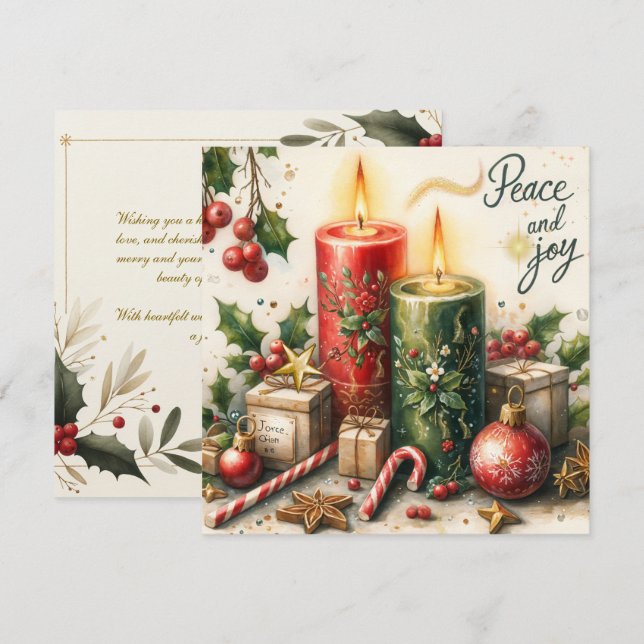 Peace and Joy Christmas (Front/Back)