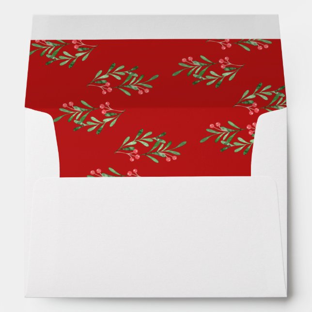 Peace and Joy Christmas Envelope (Back (Bottom))