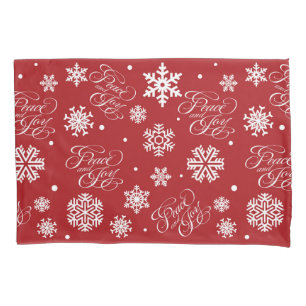Peace and joy pillow case