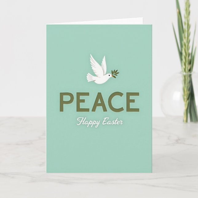 Peace And Joy Season Card (Front)