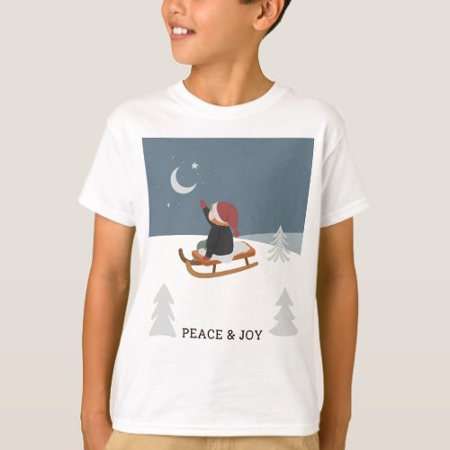 Peace and joy t shirt design 