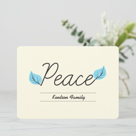 peace and leaves (Standing Front)