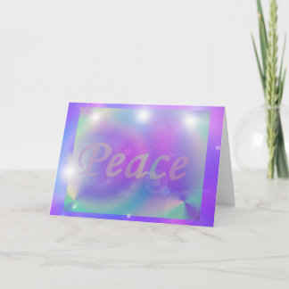 Peace and Light Holiday Card