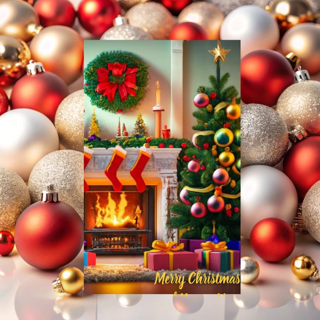 Peace and Love at Christmas Card (Creator Uploaded)