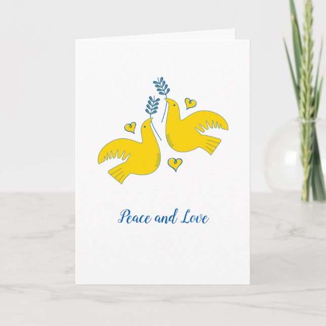 Peace and Love Card (Front)