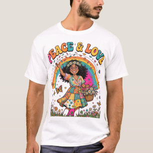 Peace And Love Hippie T-Shirt