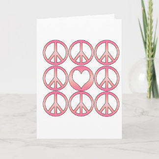Peace and Love Holiday Card