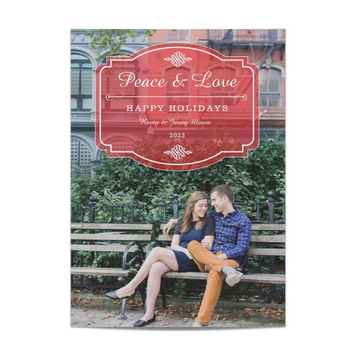 Jeune Amour Holiday Photo Card