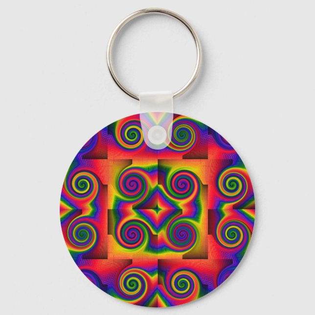 Peace and Love_ Keychain (Front)