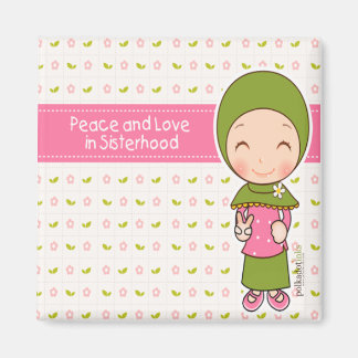 Peace and Love Magnet
