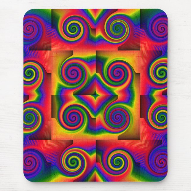 Peace and Love_ Mouse Pad (Front)