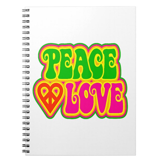 peace and love notebook (Front)