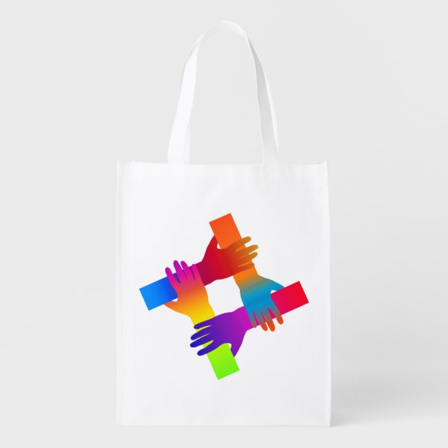 rainbow reusable bag