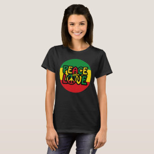 PEACE and LOVE, reggae T-Shirt