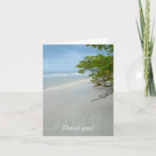Peace and Quiet at Sanibel Island Thank You Card