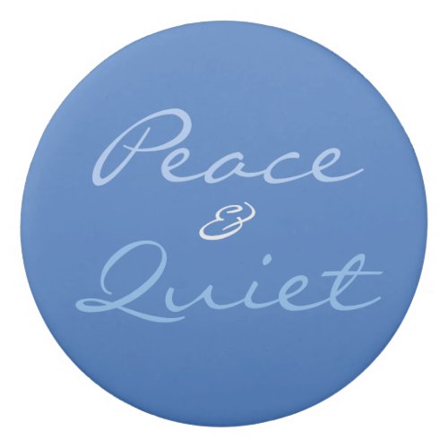 Peace and Quiet Office _ Soothing blue _ your text Eraser