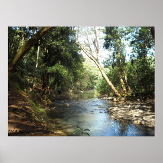 Peace and Tranquility River Poster