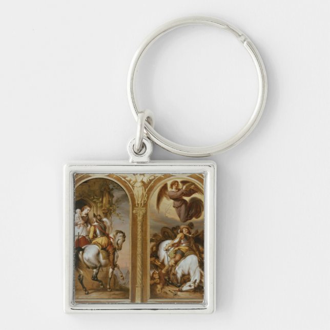 Peace and War Keychain (Front)