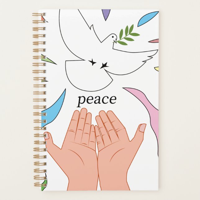 peace and warm planner book (Front)