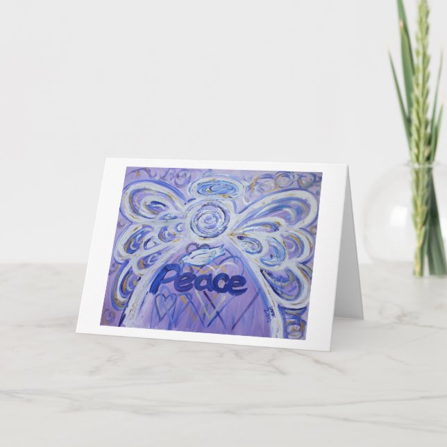 Peace Angel Greeting Card (Front)