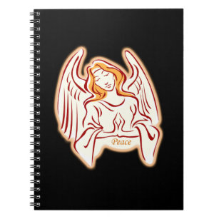 Peace Angel Spiral Notebook