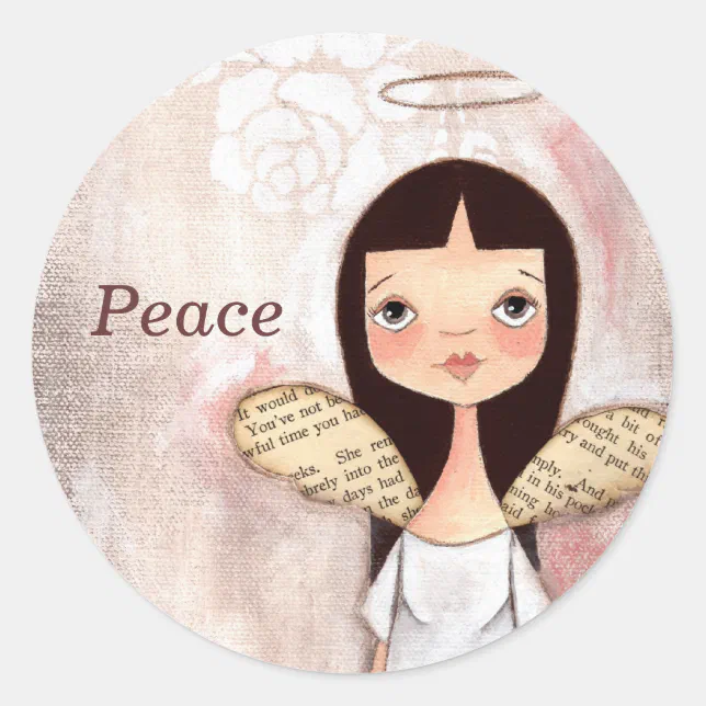 Peace - Angel Stickers (Front)