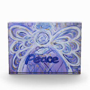 Peace Angel Word Art Custom Award Paperweight