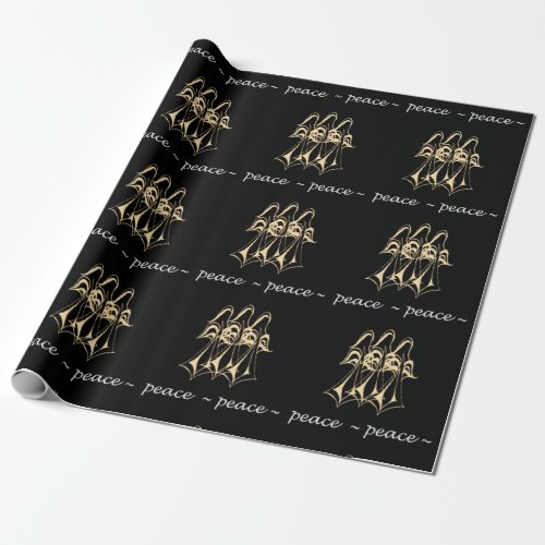Peace Angels Wrapping Paper