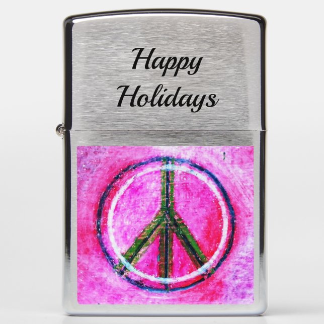 ...peace...art by Jutta Gabriel...Zippo Lighter (Front)