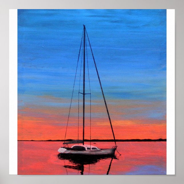 Peace At Sundown Poster (Front)